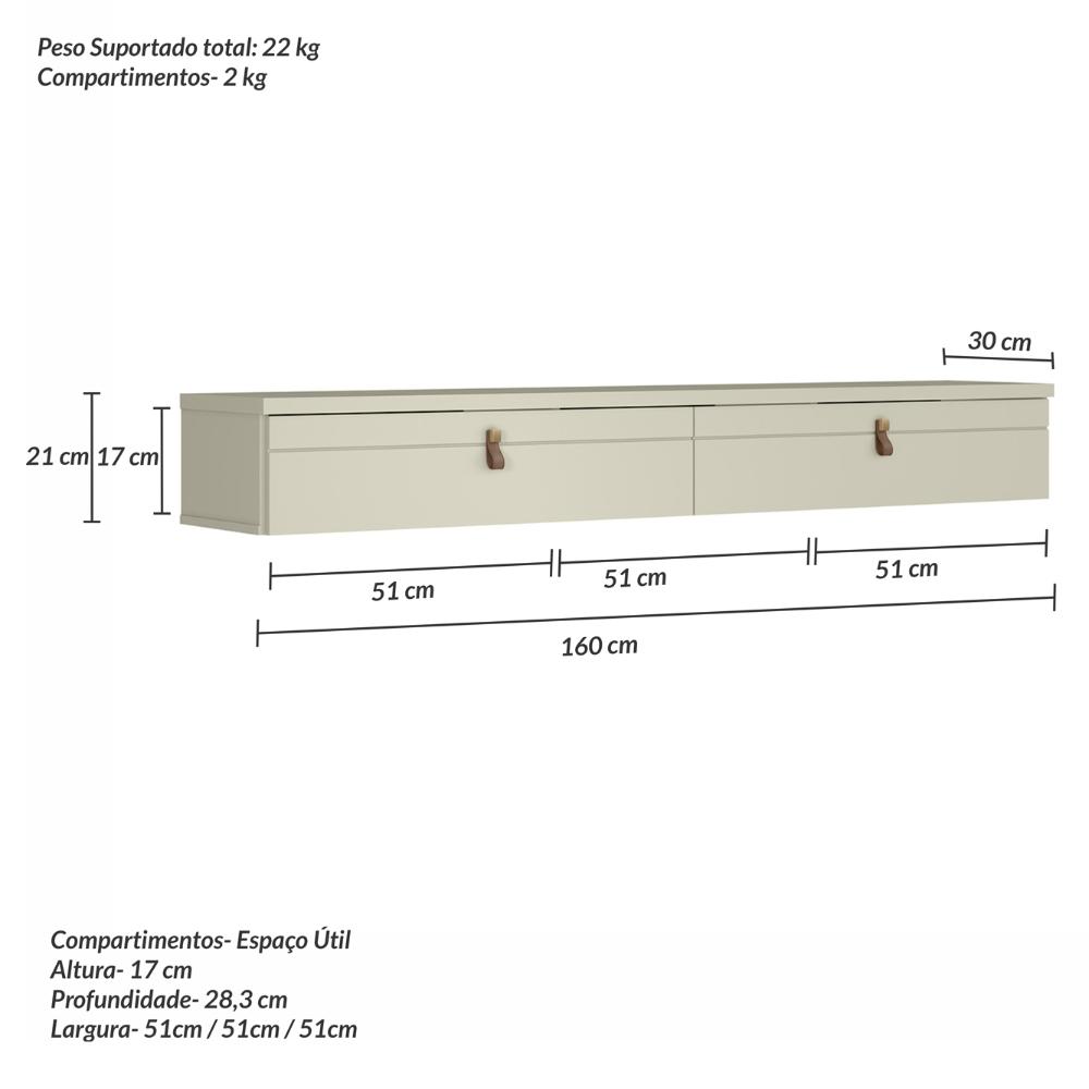 Rack Suspenso Line 1600 