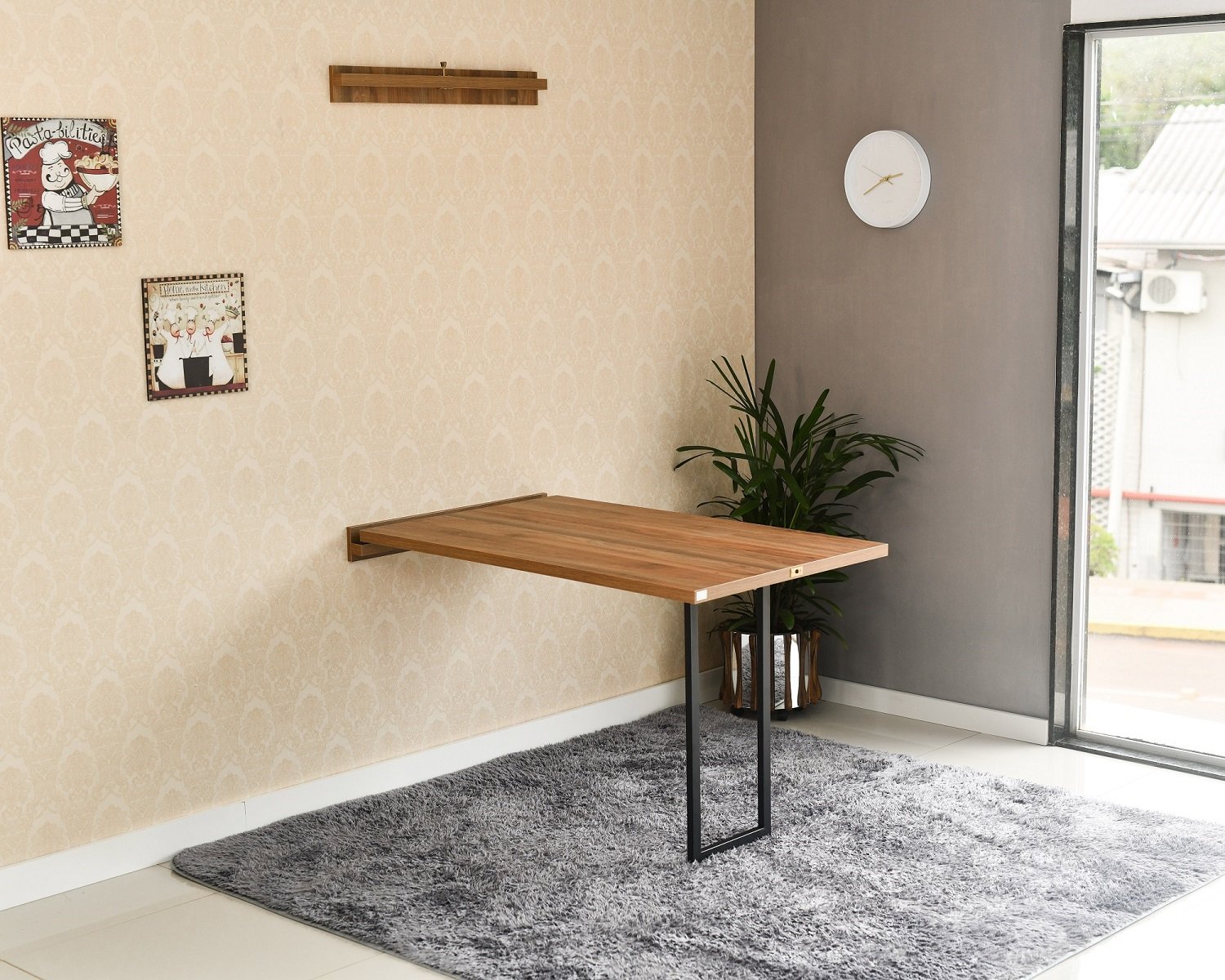 Mesa Dobrável Retrátil De Parede 120x75  Noronha