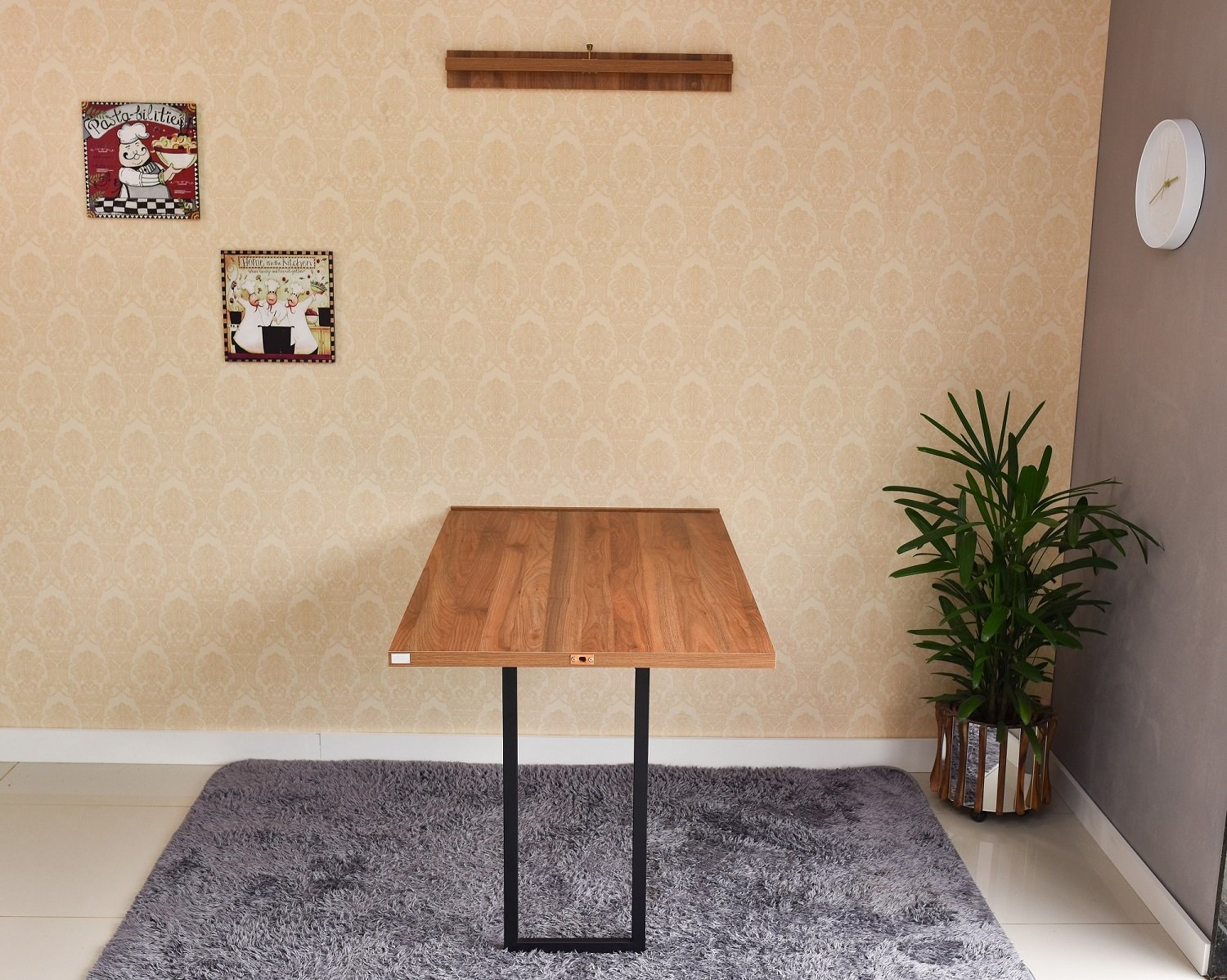 Mesa Dobrável Retrátil De Parede 120x75  Noronha