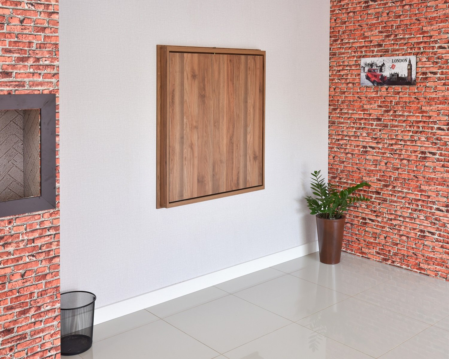 Mesa Dobrável Retrátil De Parede 215x89 Noronha