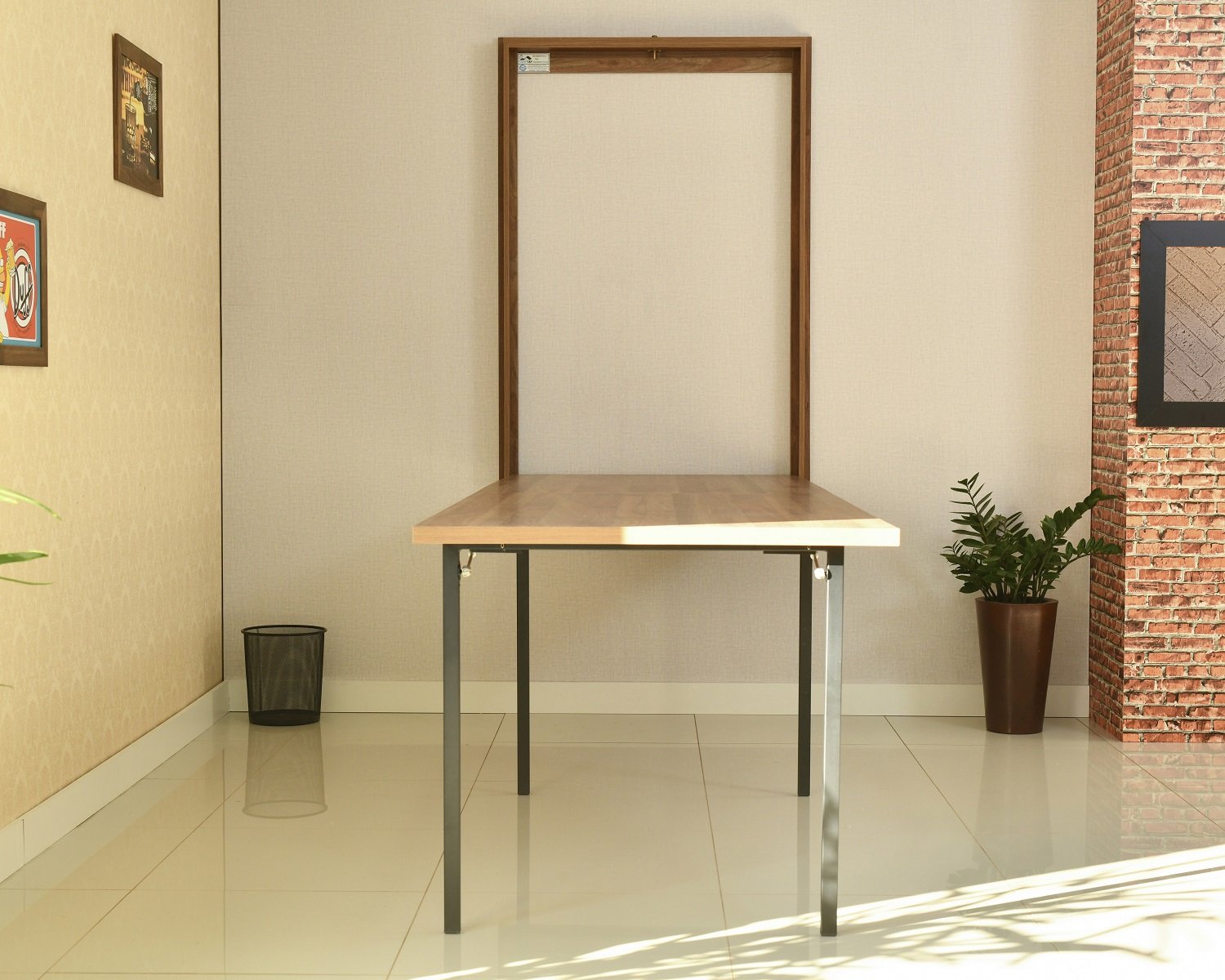 Mesa Dobrável Retrátil De Parede 275x89 Noronha