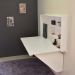 Mesa Home Office Escrivaninha Retrátil Branco
