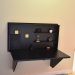 Mesa Home Office Escrivaninha Retrátil Preto