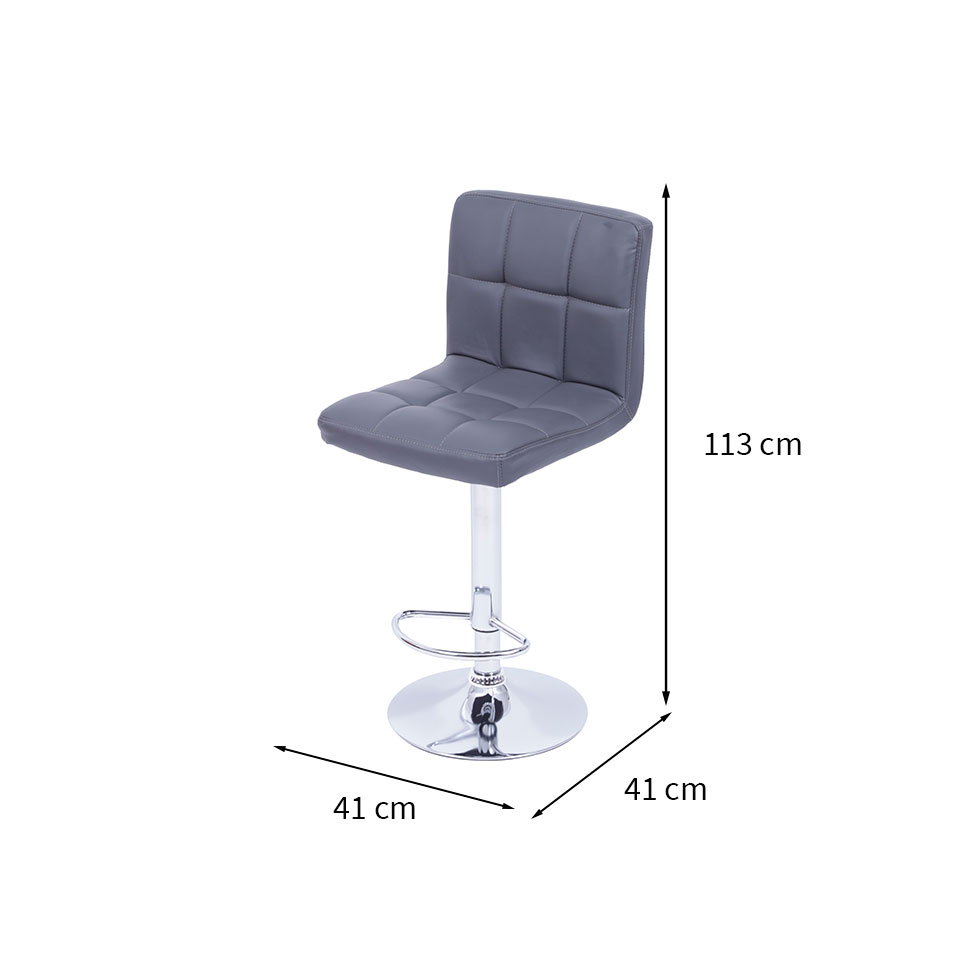Banqueta Confort Cinza