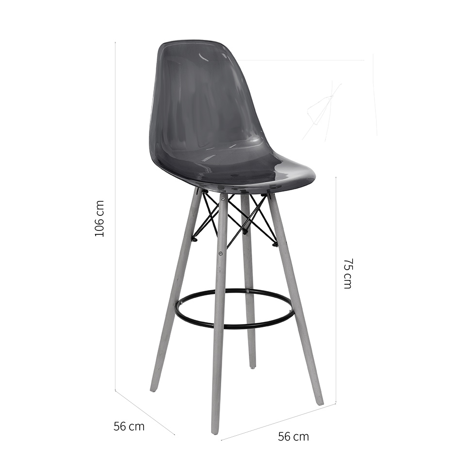 Banqueta DKR II Vermelha
