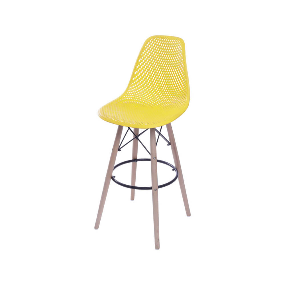Banqueta Eames Colmeia - Amarela