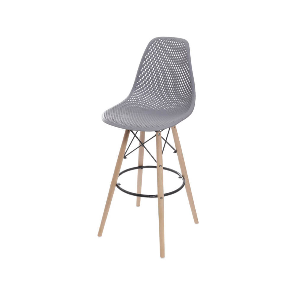 Banqueta Eames Colmeia - Cinza
