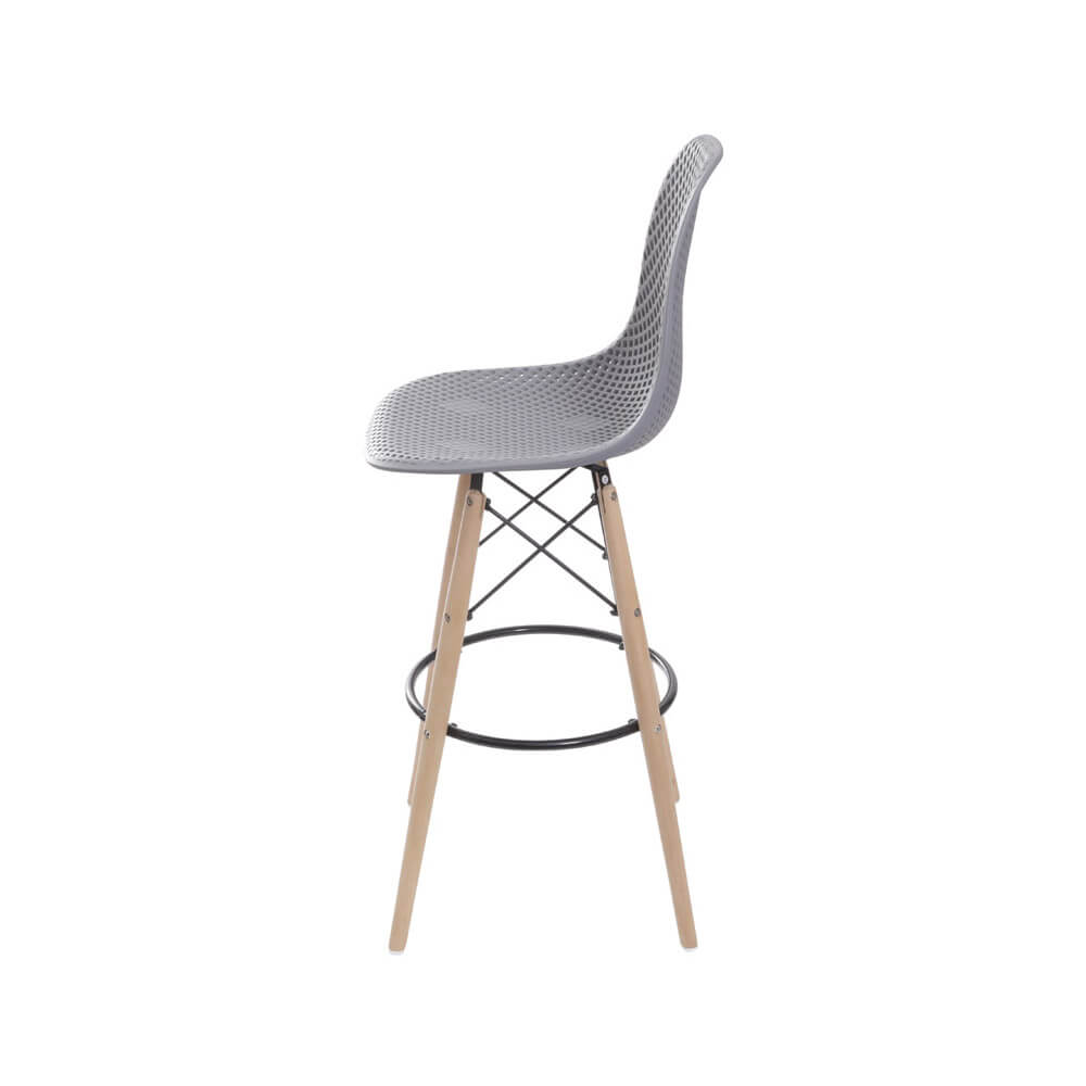 Banqueta Eames Colmeia - Cinza