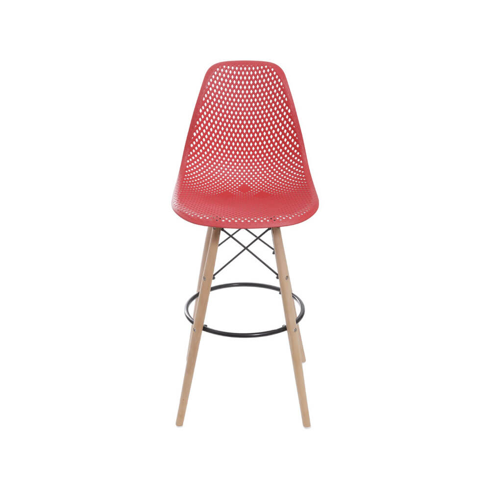 Banqueta Eames Colmeia - Vermelho
