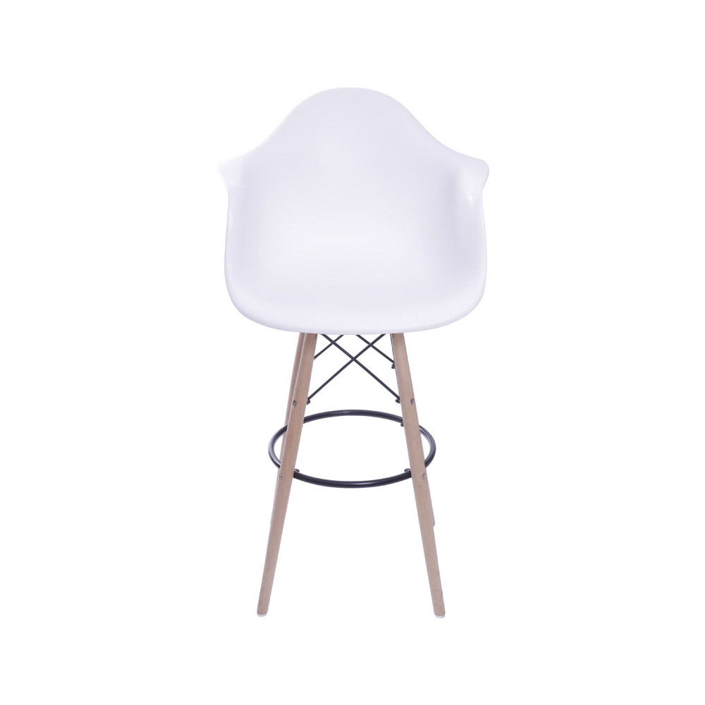 Banqueta Eames DKR com Braço - Branco
