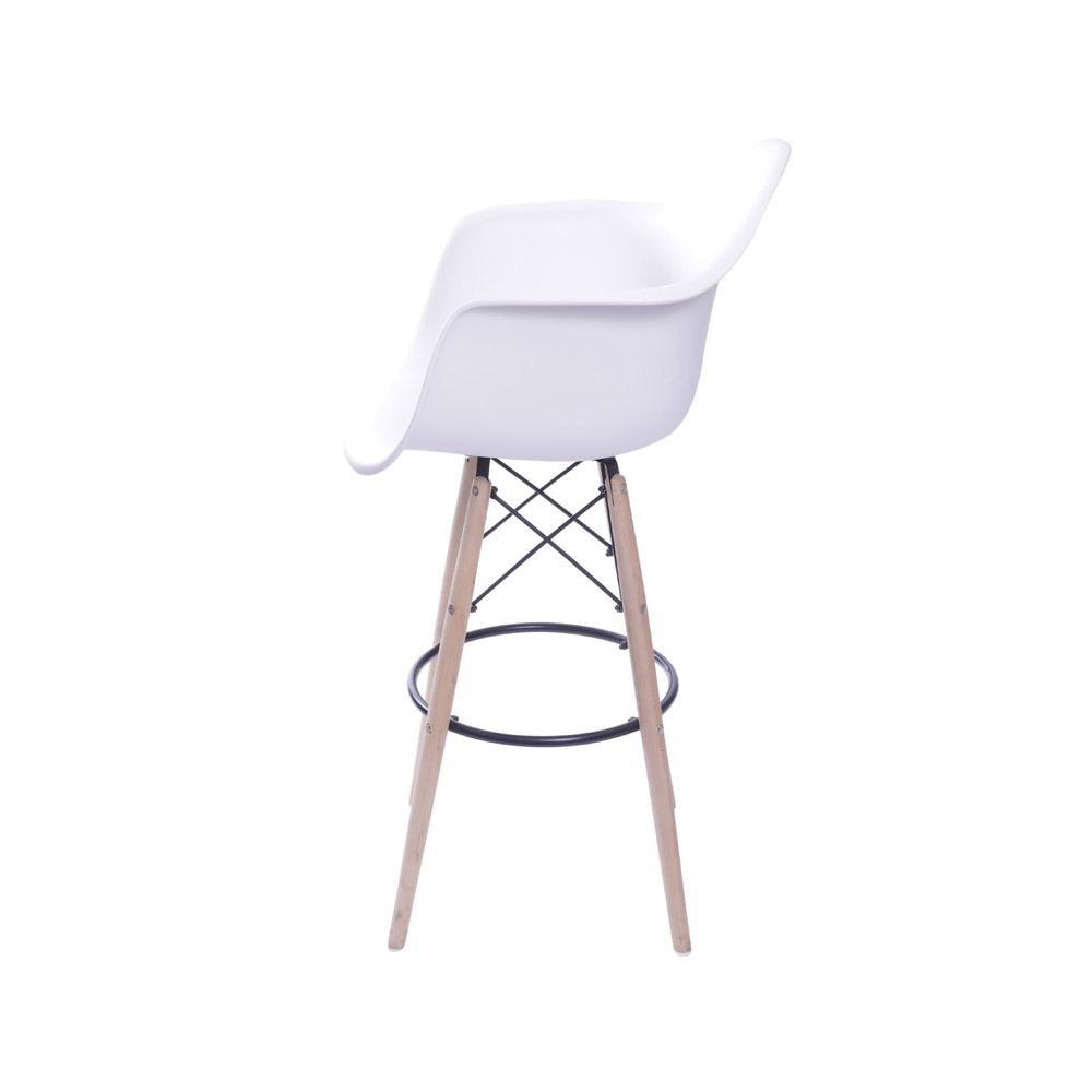 Banqueta Eames DKR com Braço - Branco