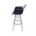 Banqueta Eames DKR com Braço - Preta