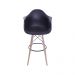 Banqueta Eames DKR com Braço - Preta