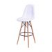 Banqueta Eames Eiffel Botone Bar Cozinha 56X106Cm Branco