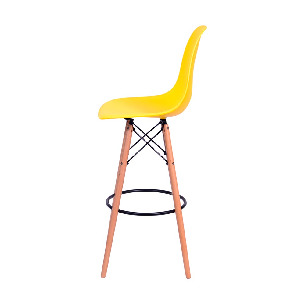 Banqueta Eames Side - Amarela