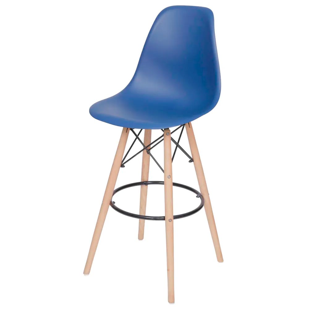 Banqueta Eames Side - Azul Marinho