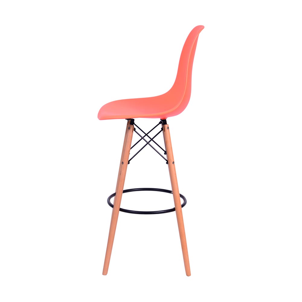 Banqueta Eames Side - Laranja