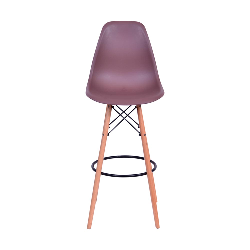 Banqueta Eames Side - Marrom