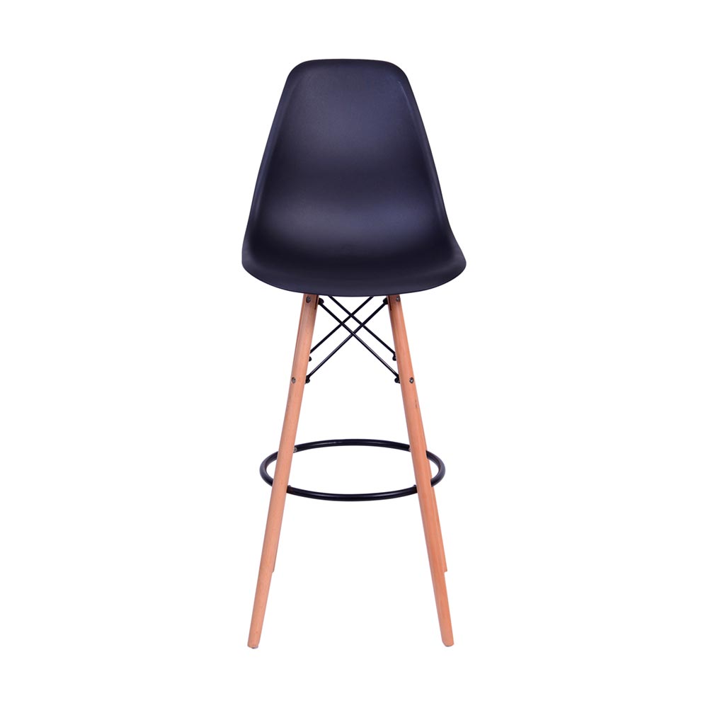 Banqueta Eames Side - Preta