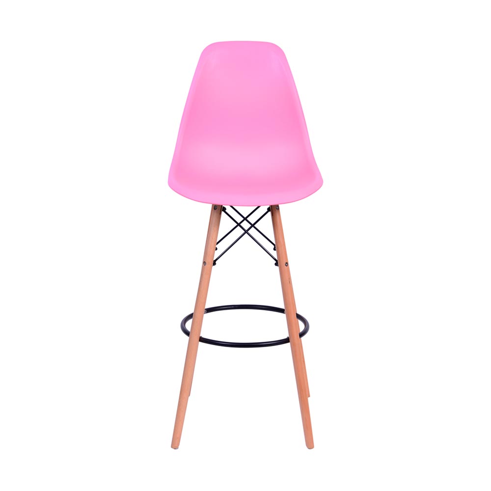 Banqueta Eames Side - Rosa