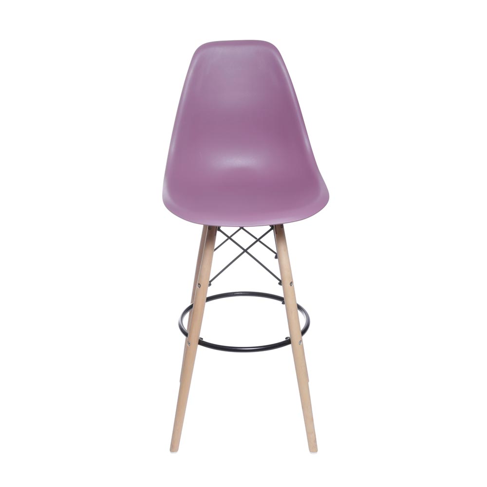 Banqueta Eames Side - Roxa