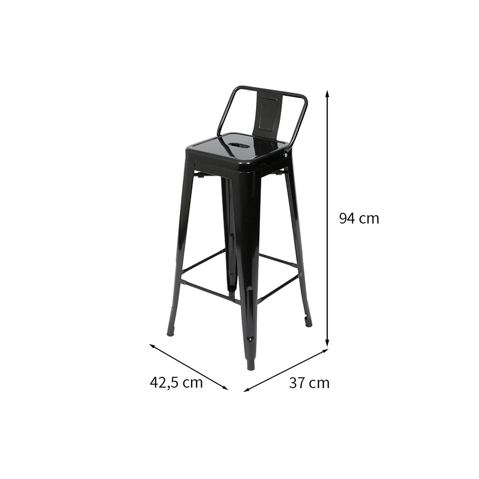 Banqueta Titan Preta