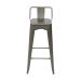 Banqueta Tolix Com Encosto Baixo - Bronze
