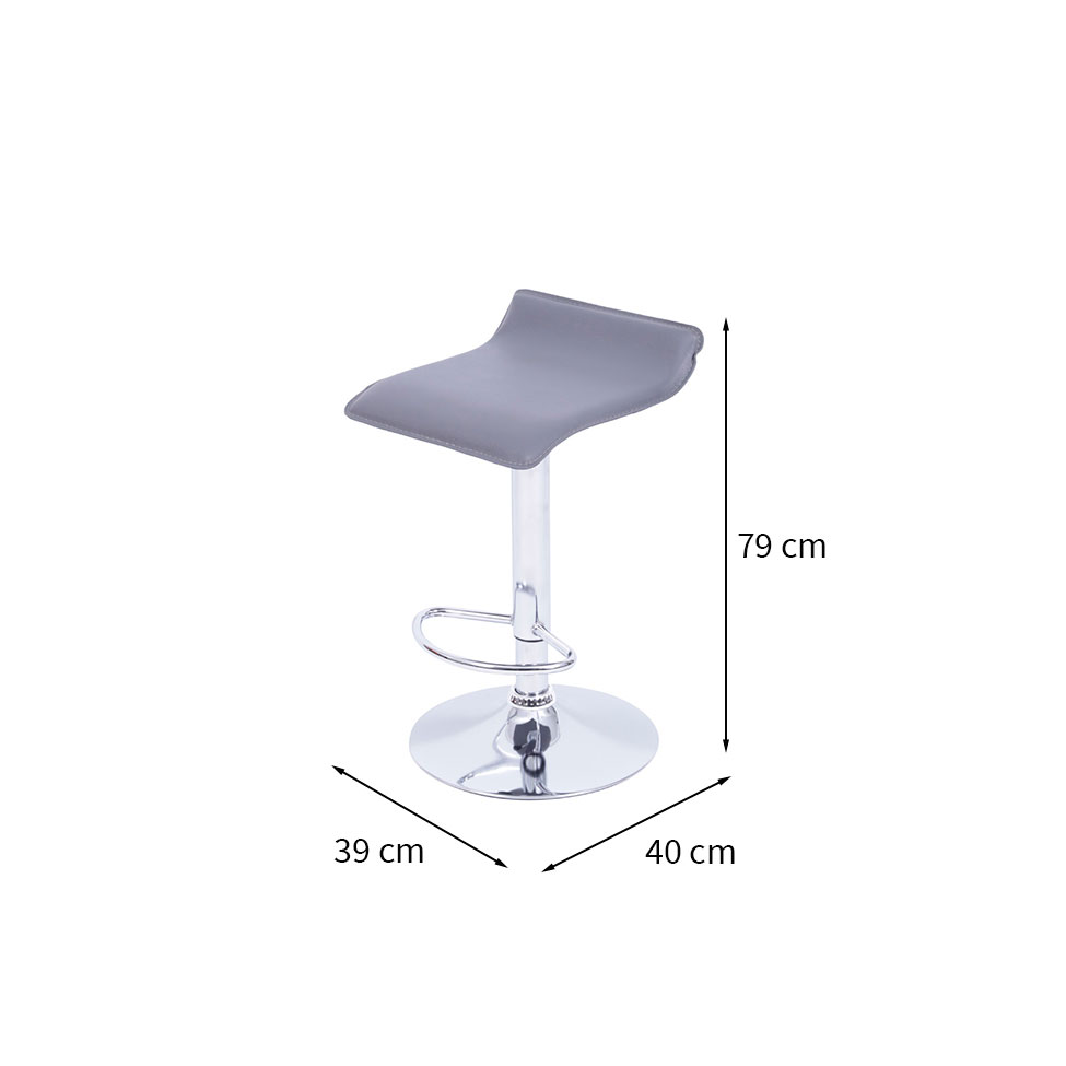 Banqueta Wave Cinza