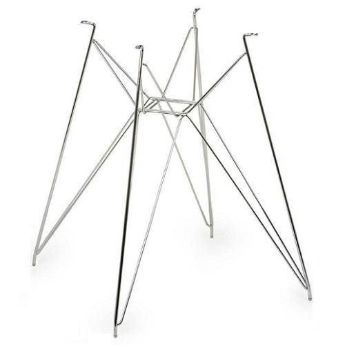 Base Charles Eames Jar Mesa Jantar Tampo  Até 120Cm Metal