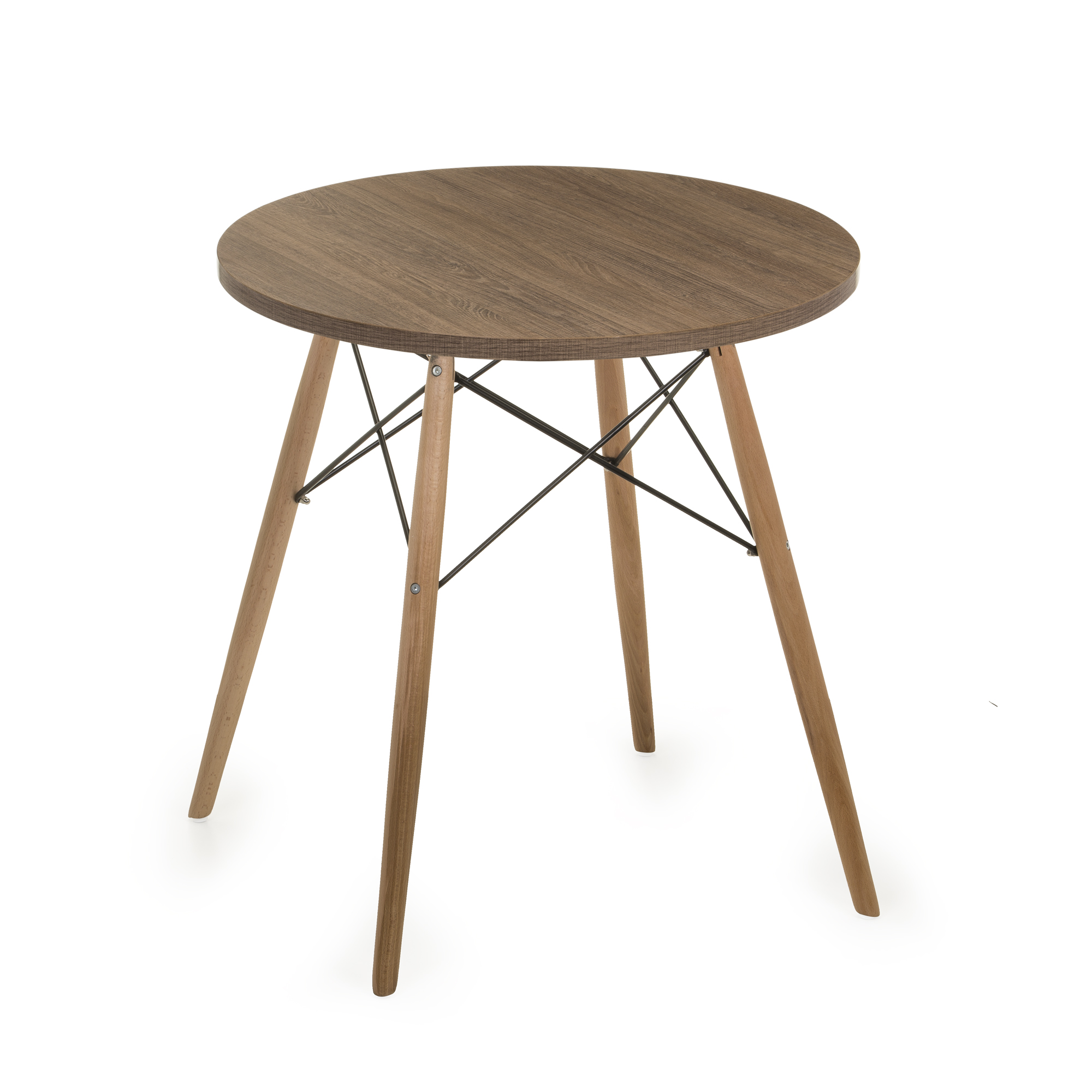 Base Charles Eames Jar Mesa Jantar Tampo Até 120Cm Madeira