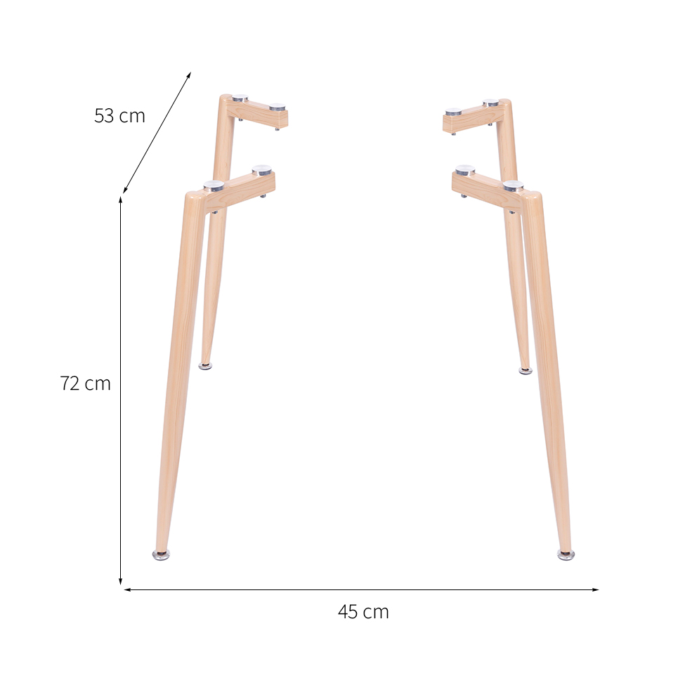Base para Mesa de Cozinha Falcon Marrom Claro