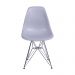 Cadeira Charles Eames Dkr Cozinha Jantar Cromado Cinza