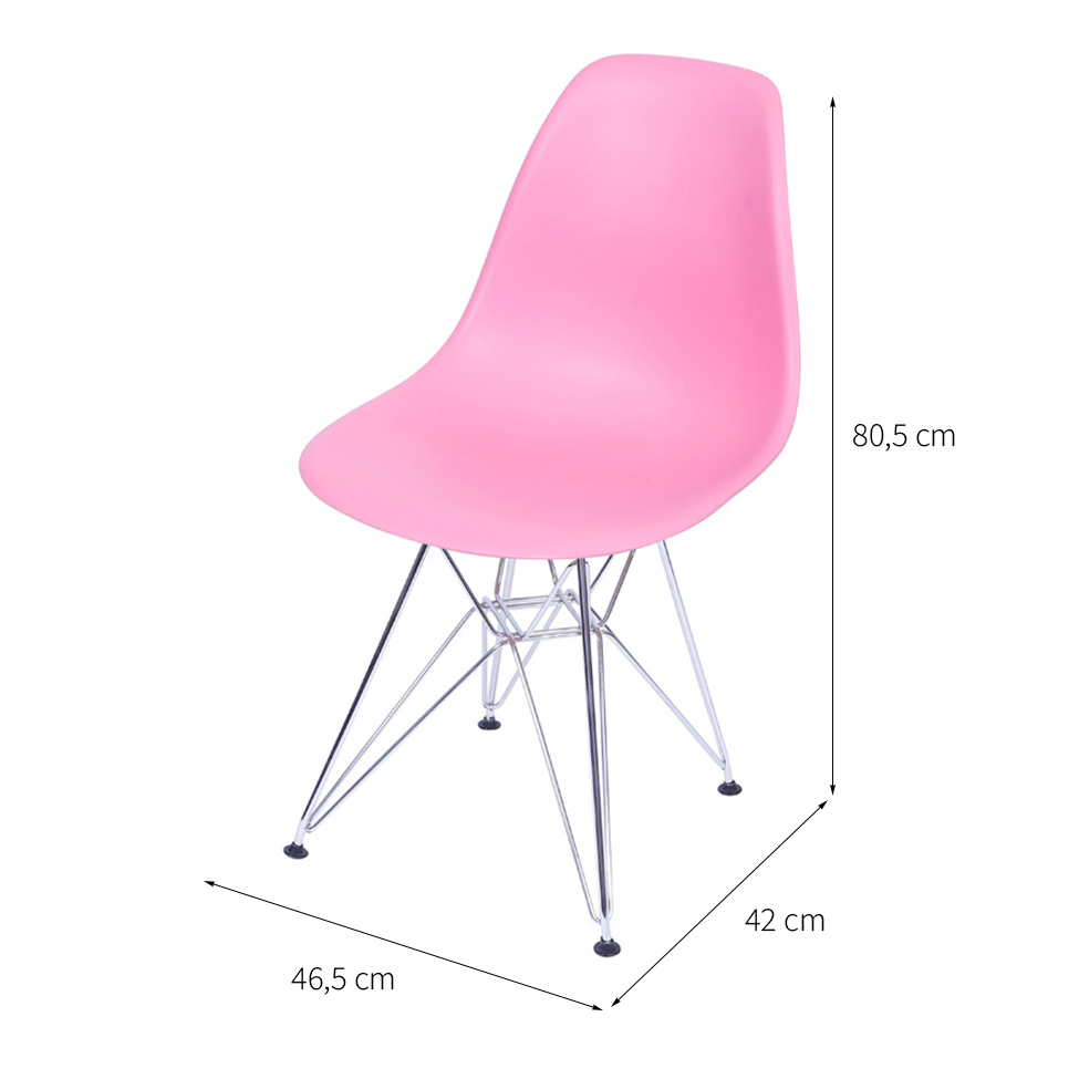 Cadeira DKR Eames Rosa