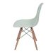 Cadeira DKR Eames Verde Claro e Madeira