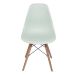 Cadeira DKR Eames Verde Claro e Madeira