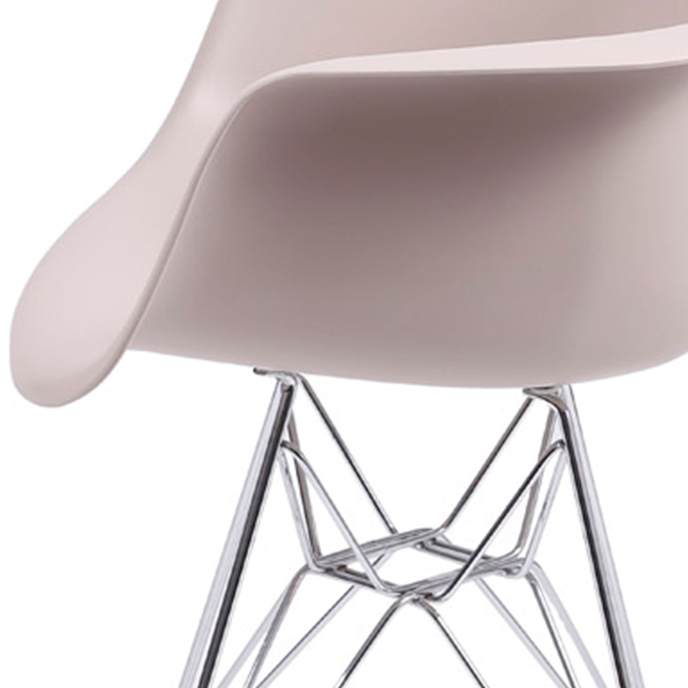 Cadeira DKR Eames com Braço Fendi