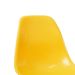 Cadeira Eames Base Madeira e Amarela