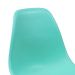 Cadeira Eames Base Madeira e Azul