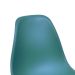 Cadeira Eames Base Madeira e Azul Petróleo