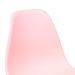 Cadeira Eames Base Madeira e Salmão
