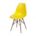 Cadeira Eames DSW Base madeira assento - Amarela