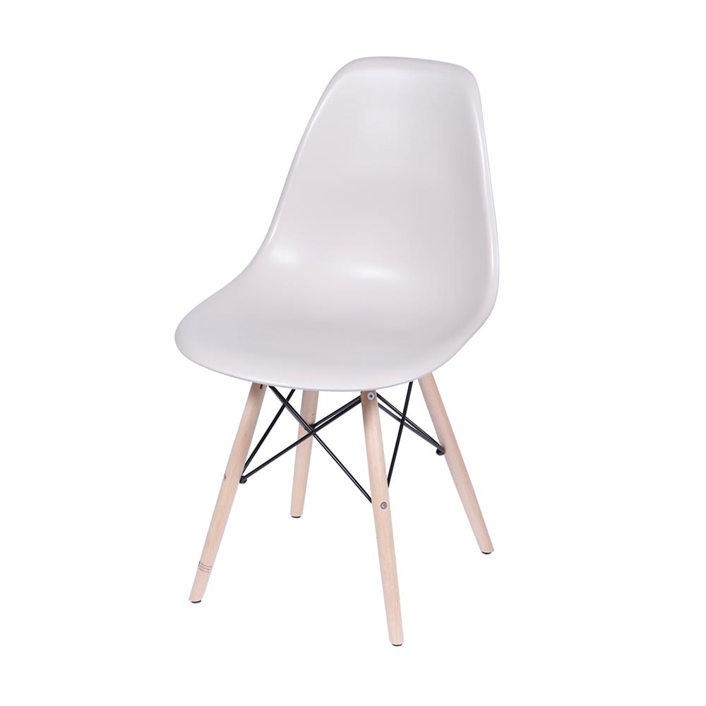 Cadeira Eames DSW Base madeira assento - Fendi