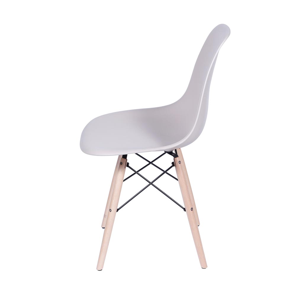 Cadeira Eames DSW Base madeira assento - Fendi
