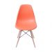 Cadeira Eames DSW Base madeira assento - Laranja