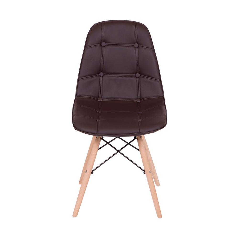 Cadeira Eames DSW Botonê - Café