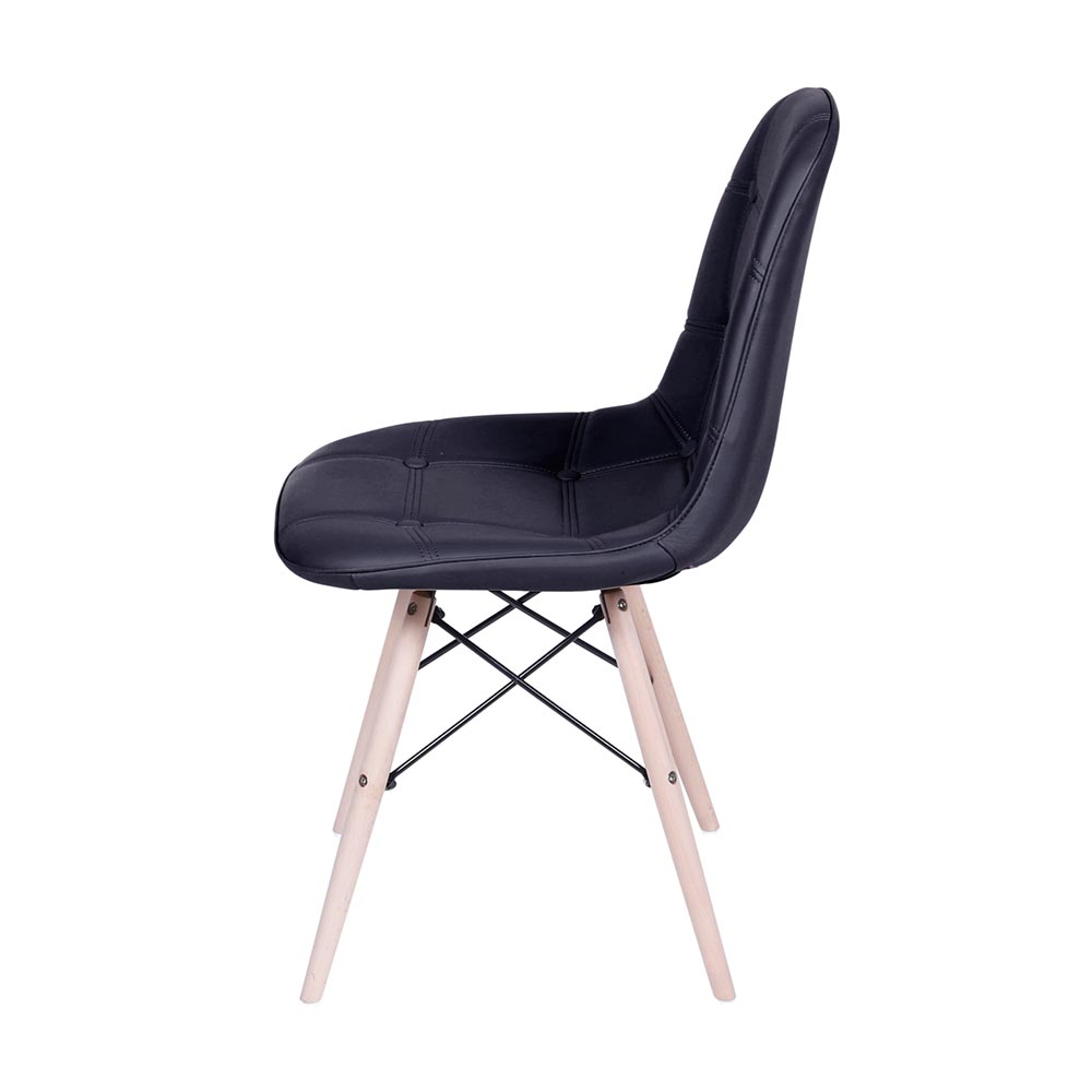 Cadeira Eames DSW Botonê - Preta