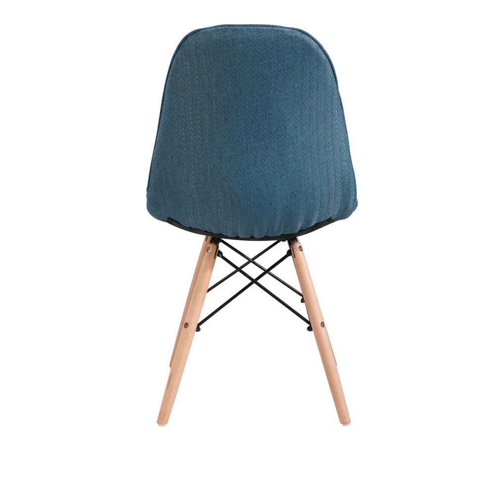 Cadeira Eames DSW Linho - Azul