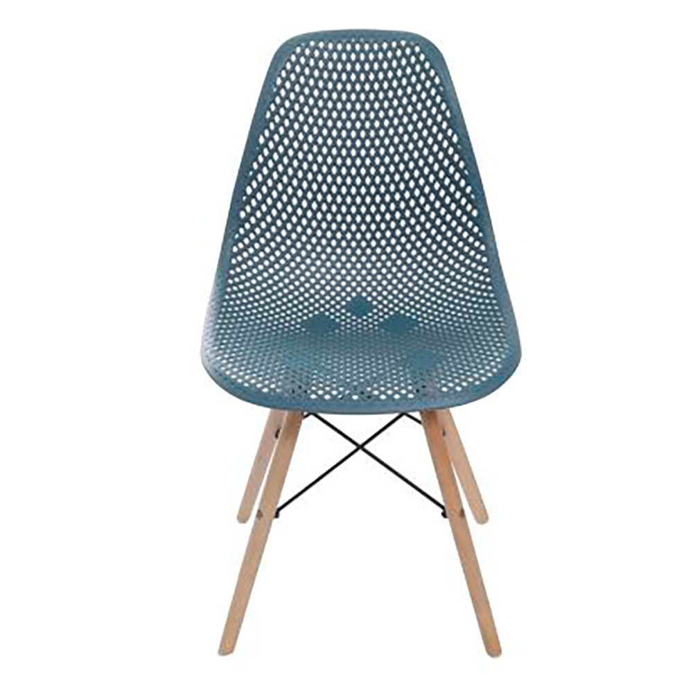 Cadeira Eames Furadinha - Azul Petróleo