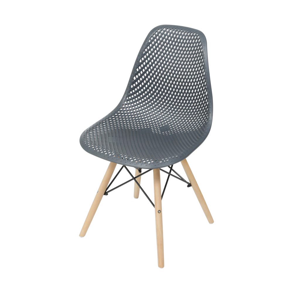 Cadeira Eames Furadinha - Preta