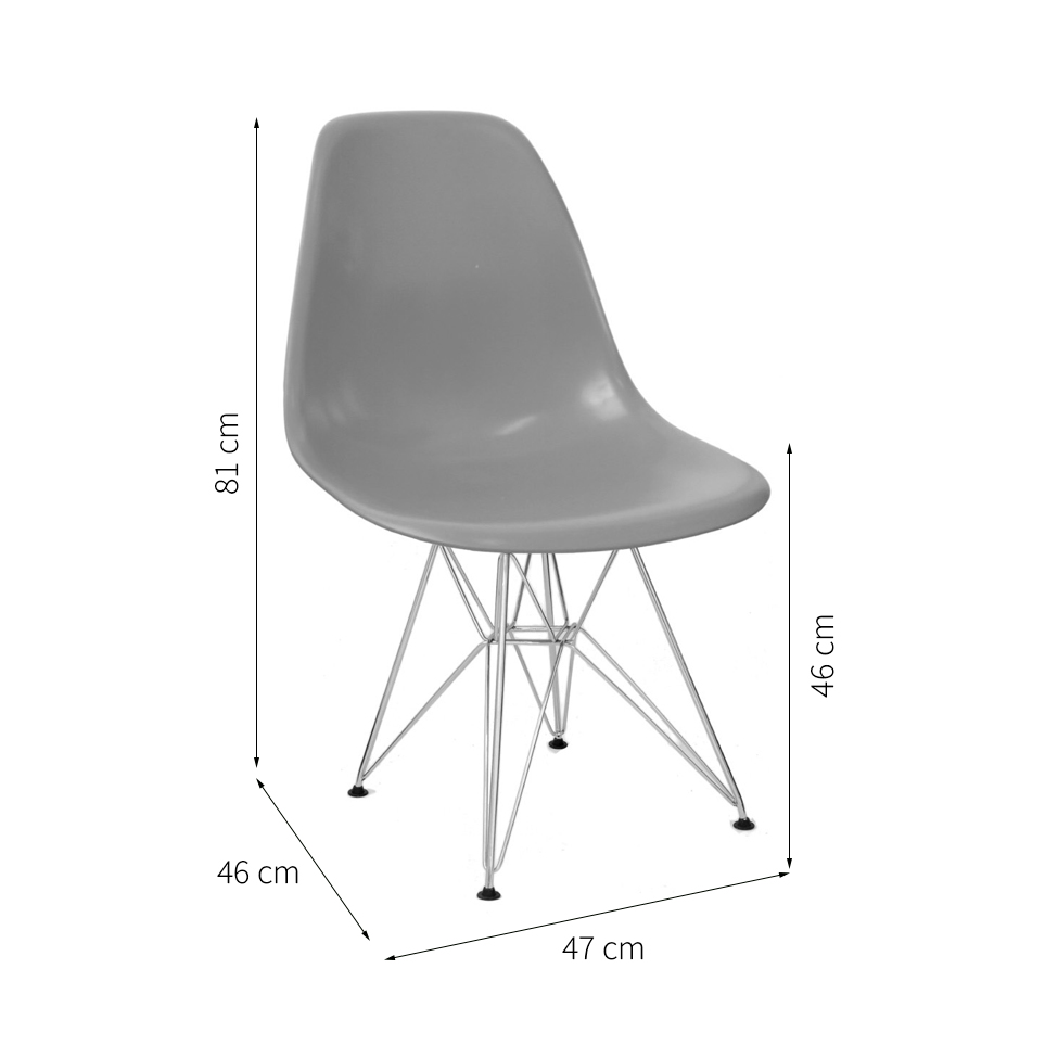 Cadeira Eames I Azul Claro